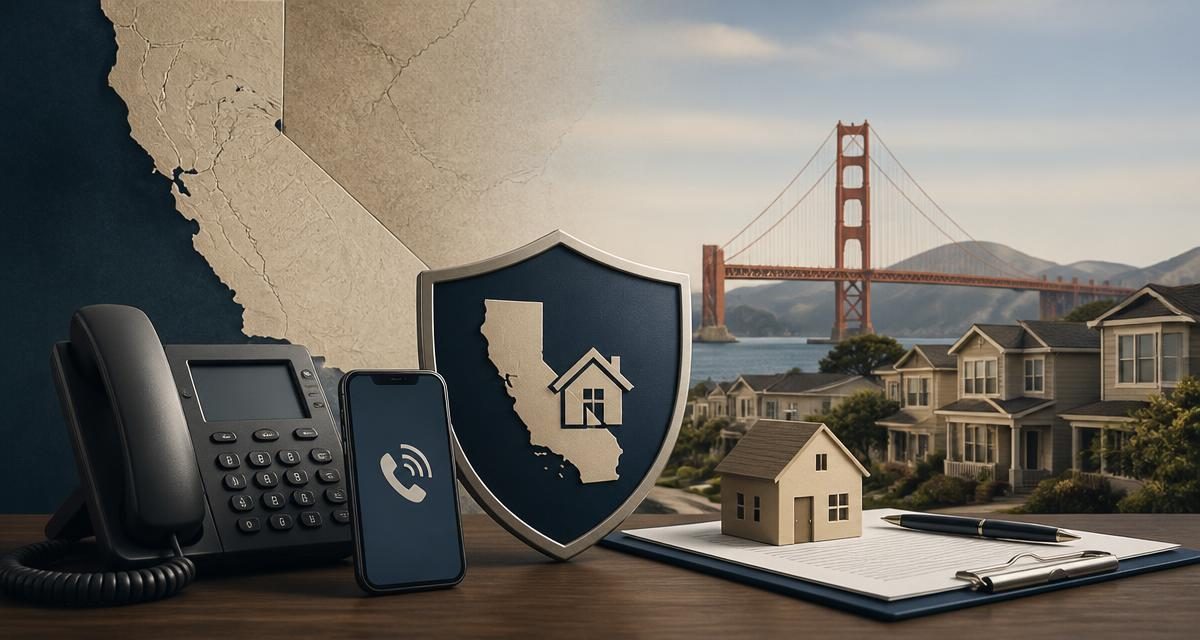 Editorial graphic for California Expands Phone Support and Disaster-Insurance Protections