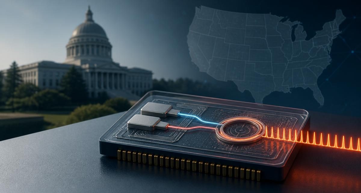 Editorial graphic for A Chip-Scale Optical “Tape Measure” Advances Portable Precision Timing